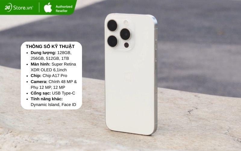 thông số kỹ thuật iphone 15 pro cũ