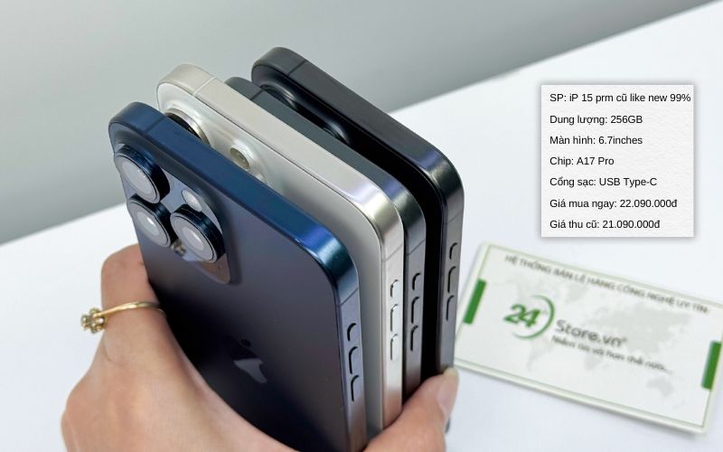 iphone 15 pro max cũ like new 99%