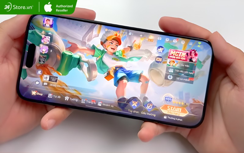 test game trên iphone 15 pro max cũ