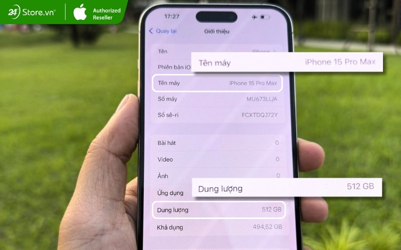 giá iphone 15 pro max 512gb cũ