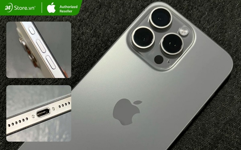 iphone 15 pro max khung titan