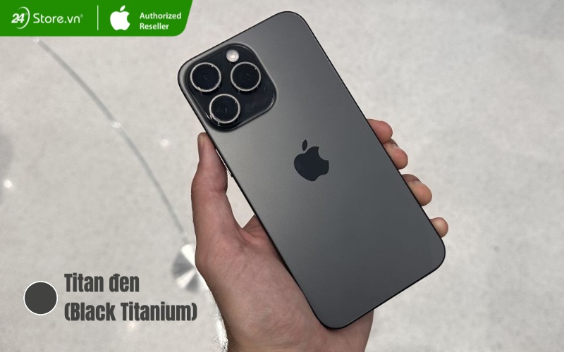 iphone 15 pro max màu titan đen