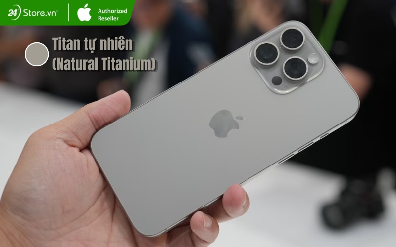 iphone 15 pro max màu titan tự nhiên