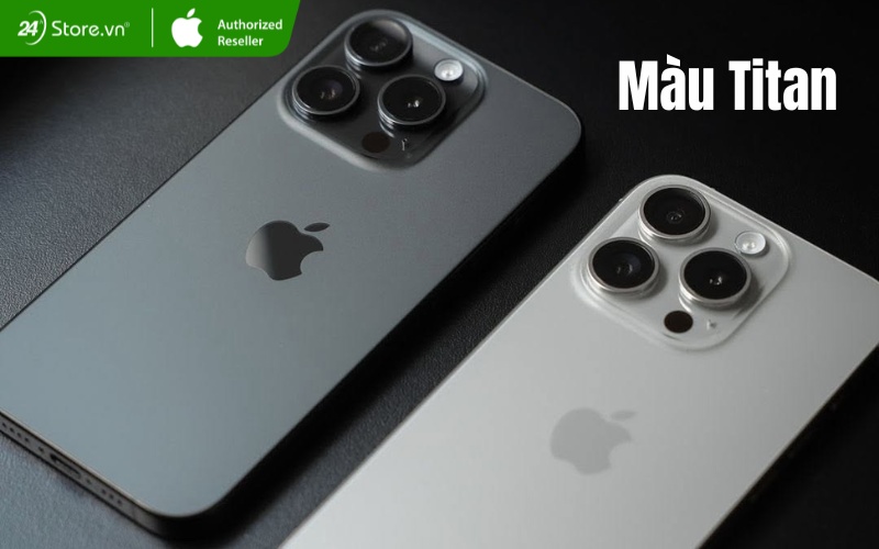 iphone 15 pro max màu titan