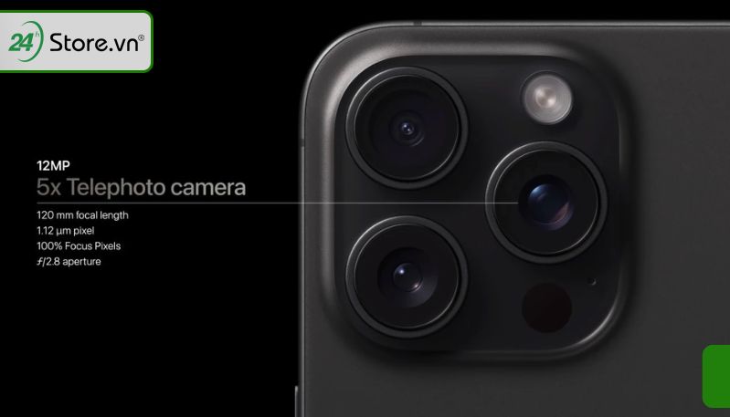 iP15 Pro Max camera kính tiềm vọng độc quyền 