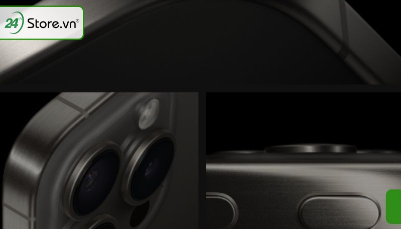 Chất liệu Titan tạo nên khung viền sang trọng, tinh tế và bền bỉ