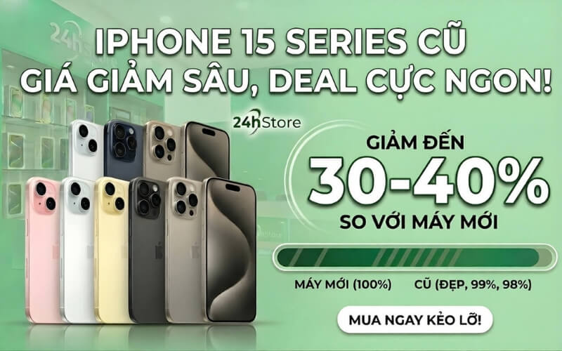 iphone 15 cũ giá bao nhiêu tiền