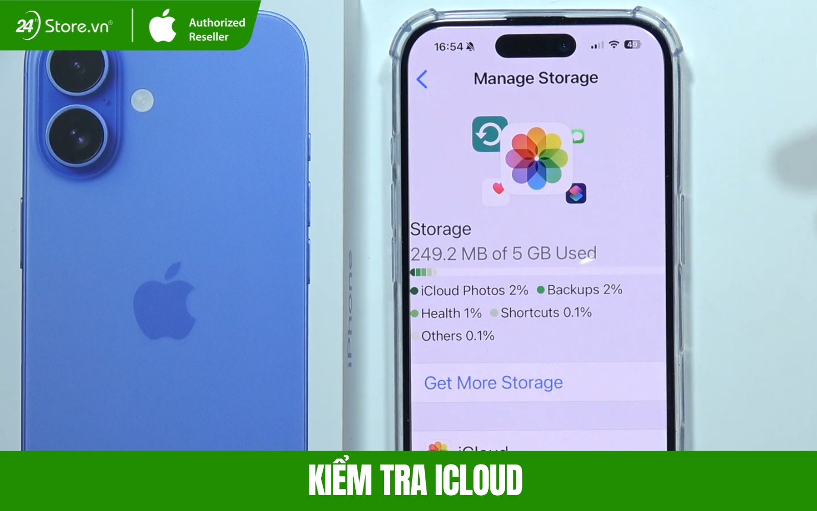 cách kiểm tra iphone 16 128GB cũ chính hãng