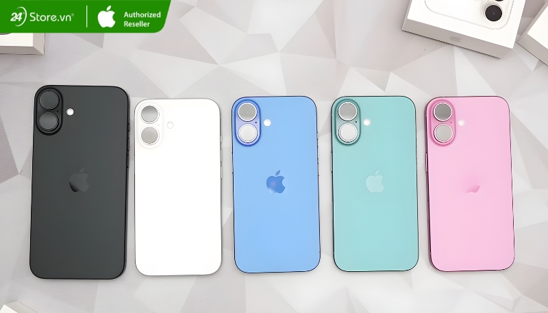bảng màu iphone 16