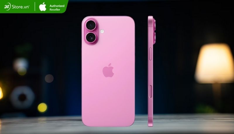 iPhone 16 thường màu Hồng