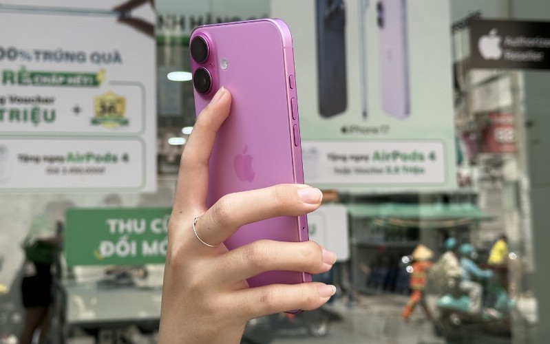 iphone 16 plus cũ chụp hình