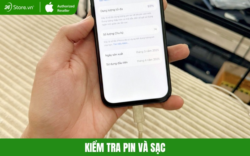 sạc pin iphone 16 plus cũ