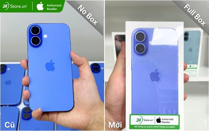 iphone 16 plus cũ với mới
