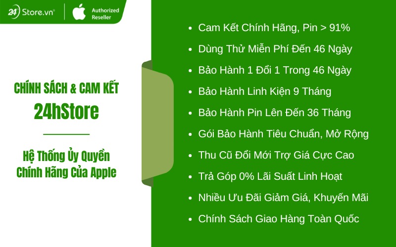 chính sách khi mua iphone 16 plus 256gb cũ