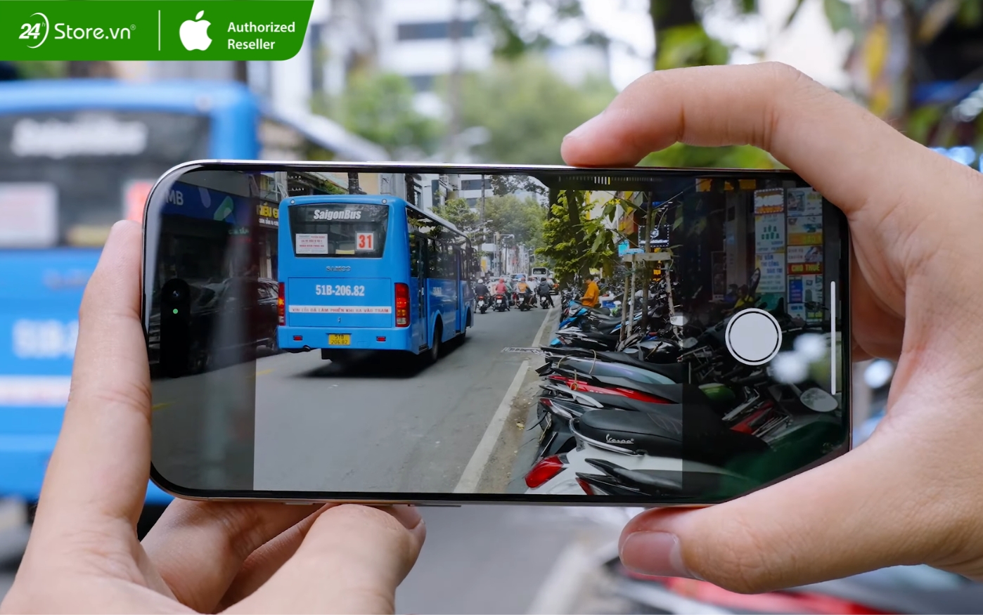 chụp ảnh trên iphone 16 pro 128gb cũ