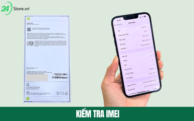 cách kiểm tra imei iphone 16 pro 256gb cũ