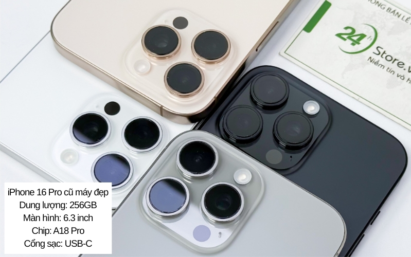 iphone 16 pro 256gb like new cũ đẹp chính hãng