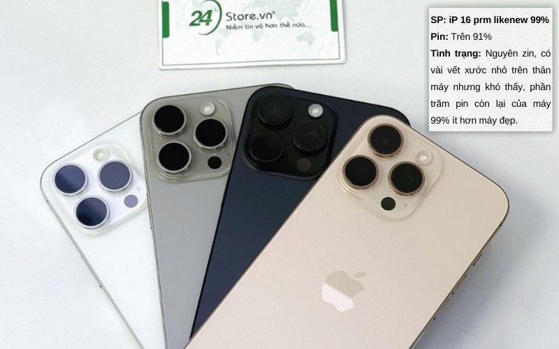 iphone 16 pro max cũ 99%