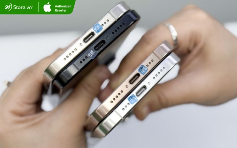 kiểm tra ngoại hình iphone 16 pro max cũ 