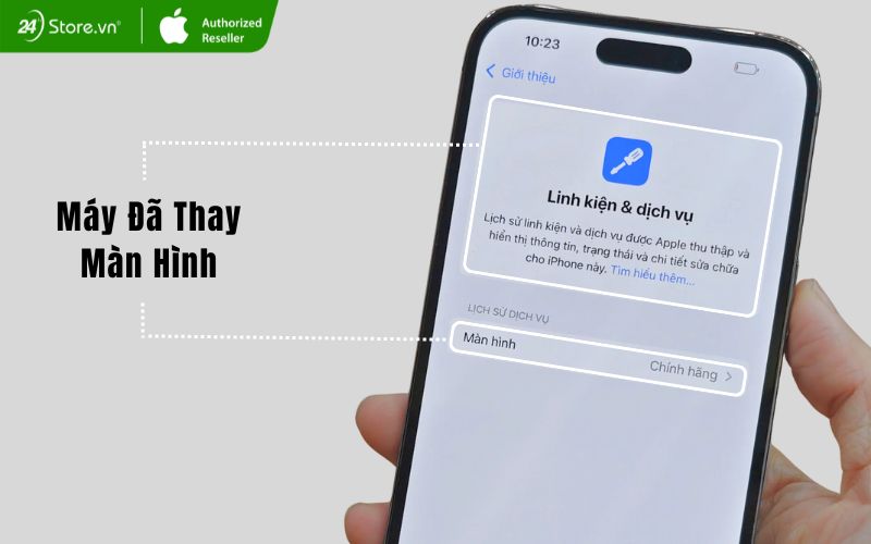 kiểm tra linh kiện iphone 16 pro max cũ