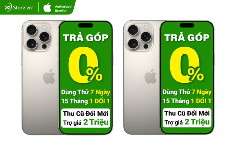 mua iphone 16 pro max cũ trả góp 0%