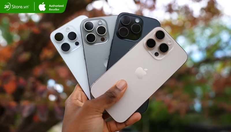 Bảng màu iPhone 16 Pro Max