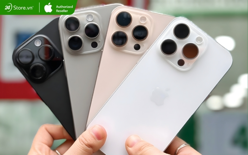 màu sắc iphone 16 pro max dầy đủ