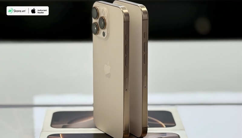 hình ảnh iphone 16 pro max titan sa mạc