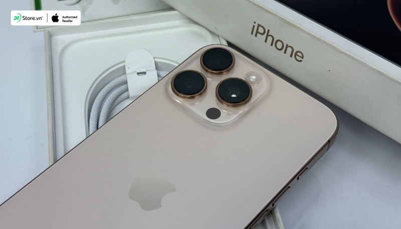 iphone 16 pro max titan sa mạc 512gb chính hãng