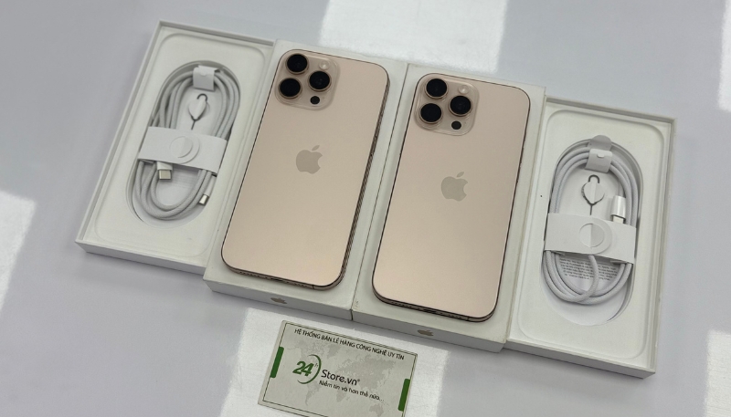 iphone 16 pro max titan sa mạc 256gb