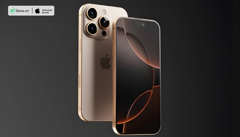 Màn hình iPhone 16 Pro Max Titan Sa Mạc