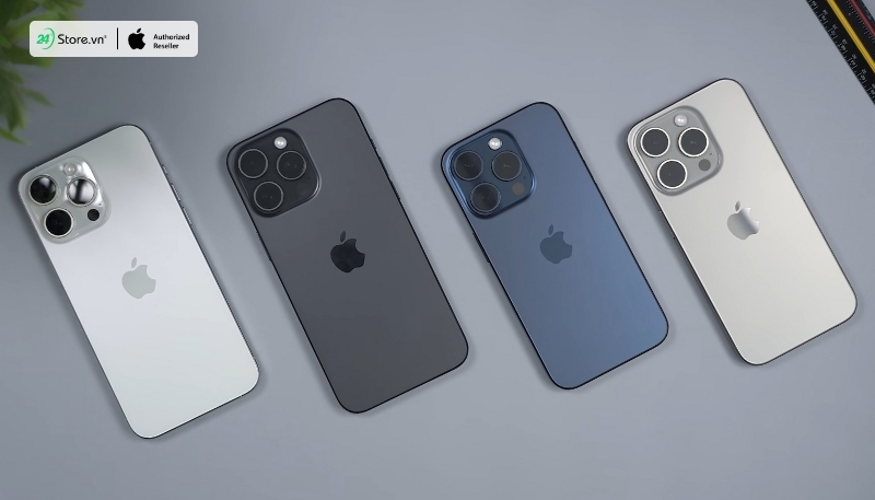 So sánh màu sắc iPhone 16 Pro Max Titan Sa Mạc và iPhone 15 Pro Max