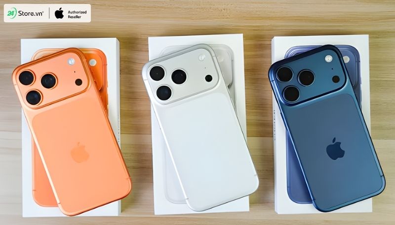 iPhone 17 Pro Max màu Cam Vũ Trụ so với màu khác