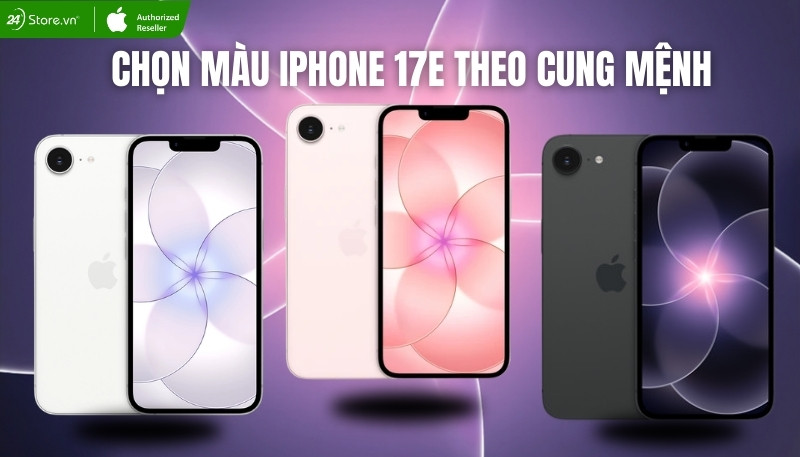 iphone 17e có màu nào mới