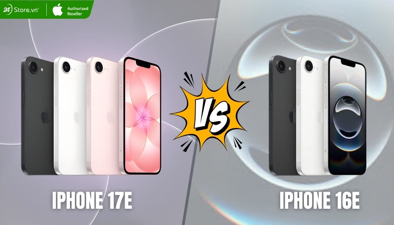 so sánh màu iphone 17e và iphone 16e