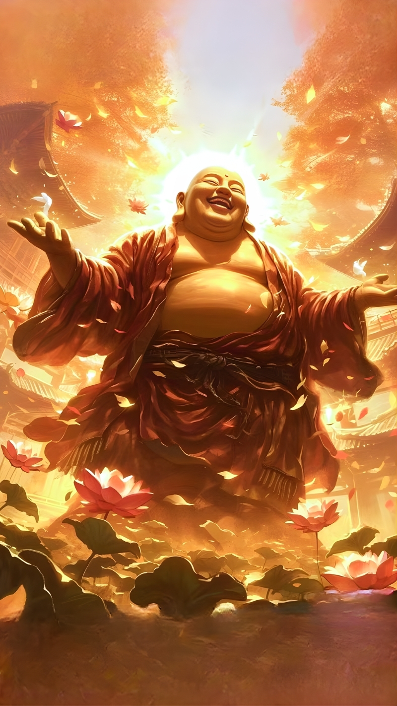 Ảnh Phật Di Lặc mang năng lượng tích cực mỗi ngày