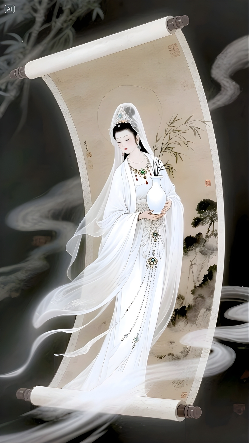 Hình nền Quan Âm 3D HD cho Android và iPhone