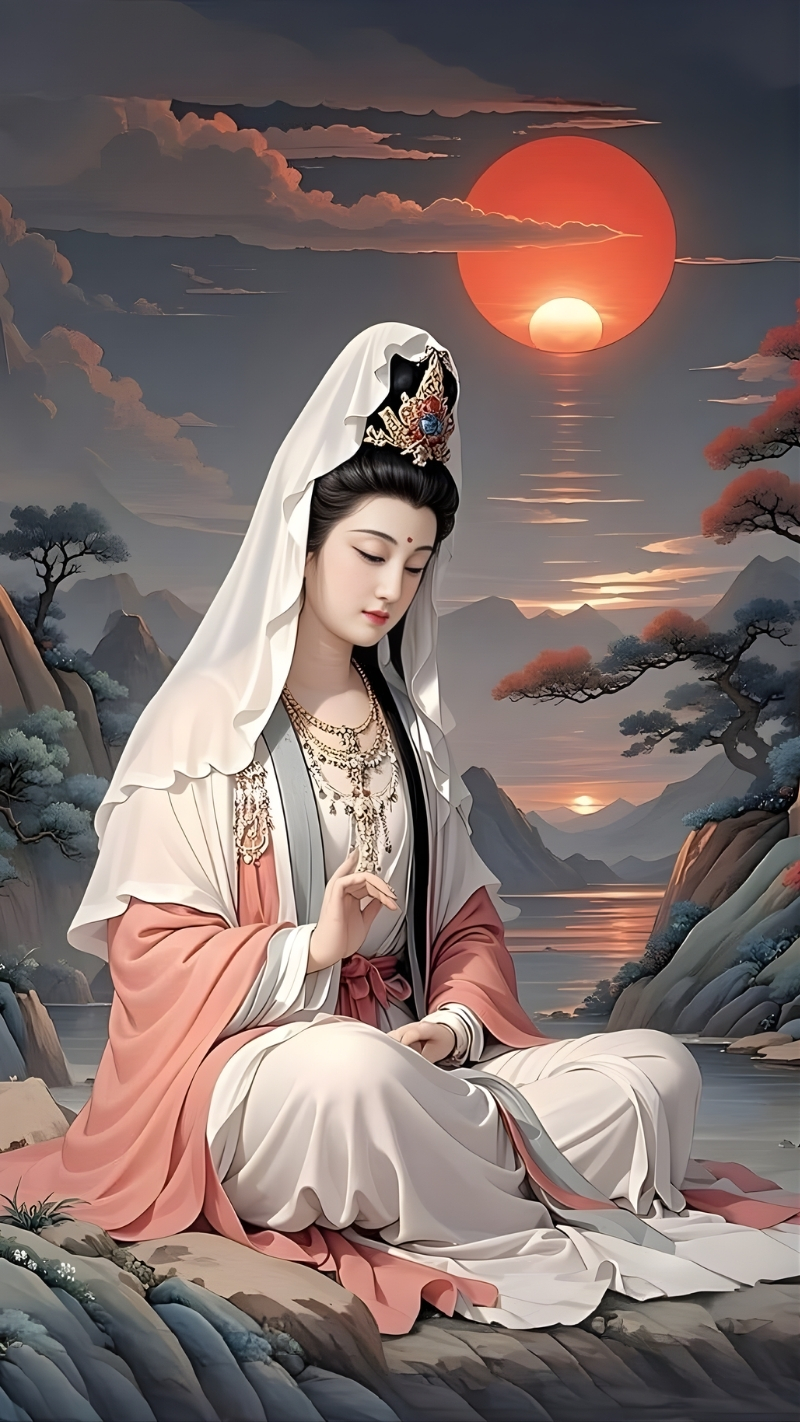 Hình nền Quan Âm 3D tuyệt đẹp mang lại bình an