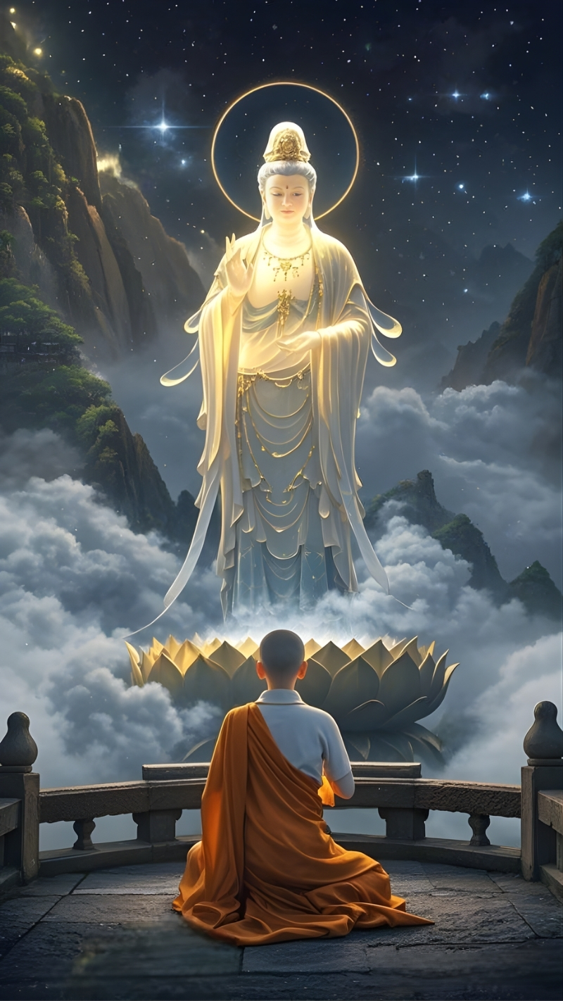 Hình nền Quan Thế Âm Bồ Tát 3D đẹp nhất cho điện thoại