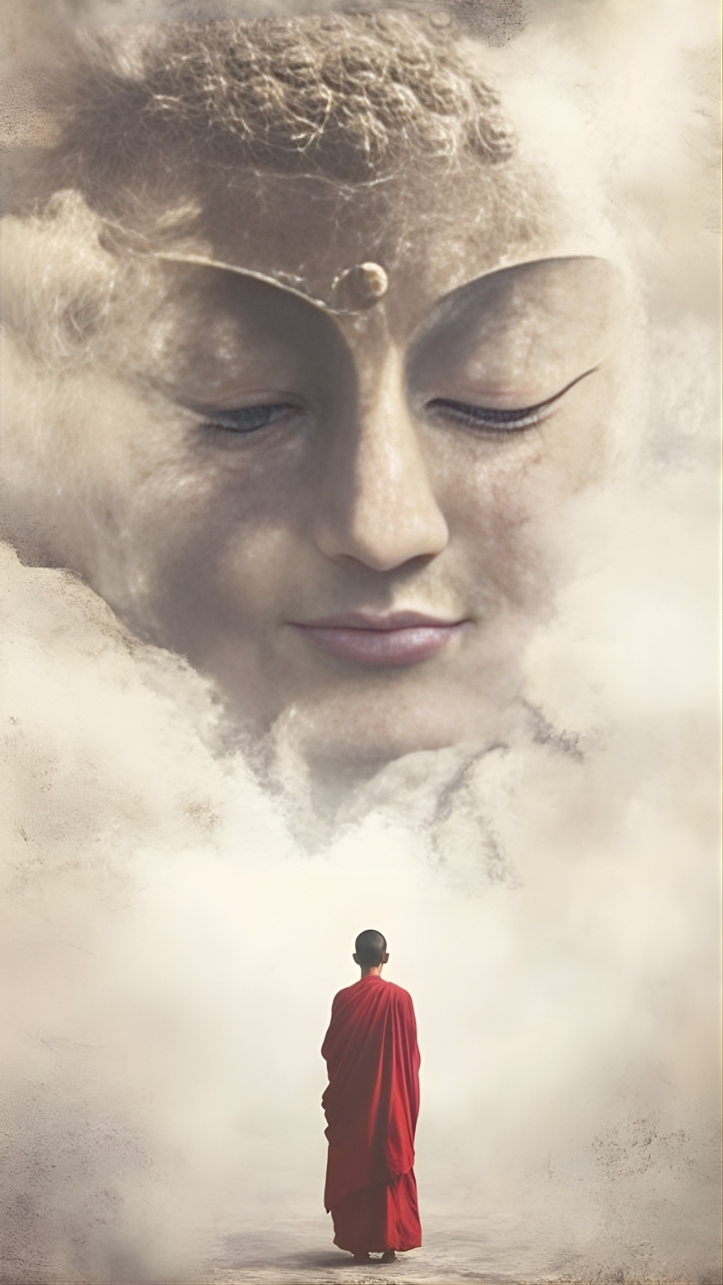 Hình Phật A Di Đà gửi năng lượng an lành mỗi ngày