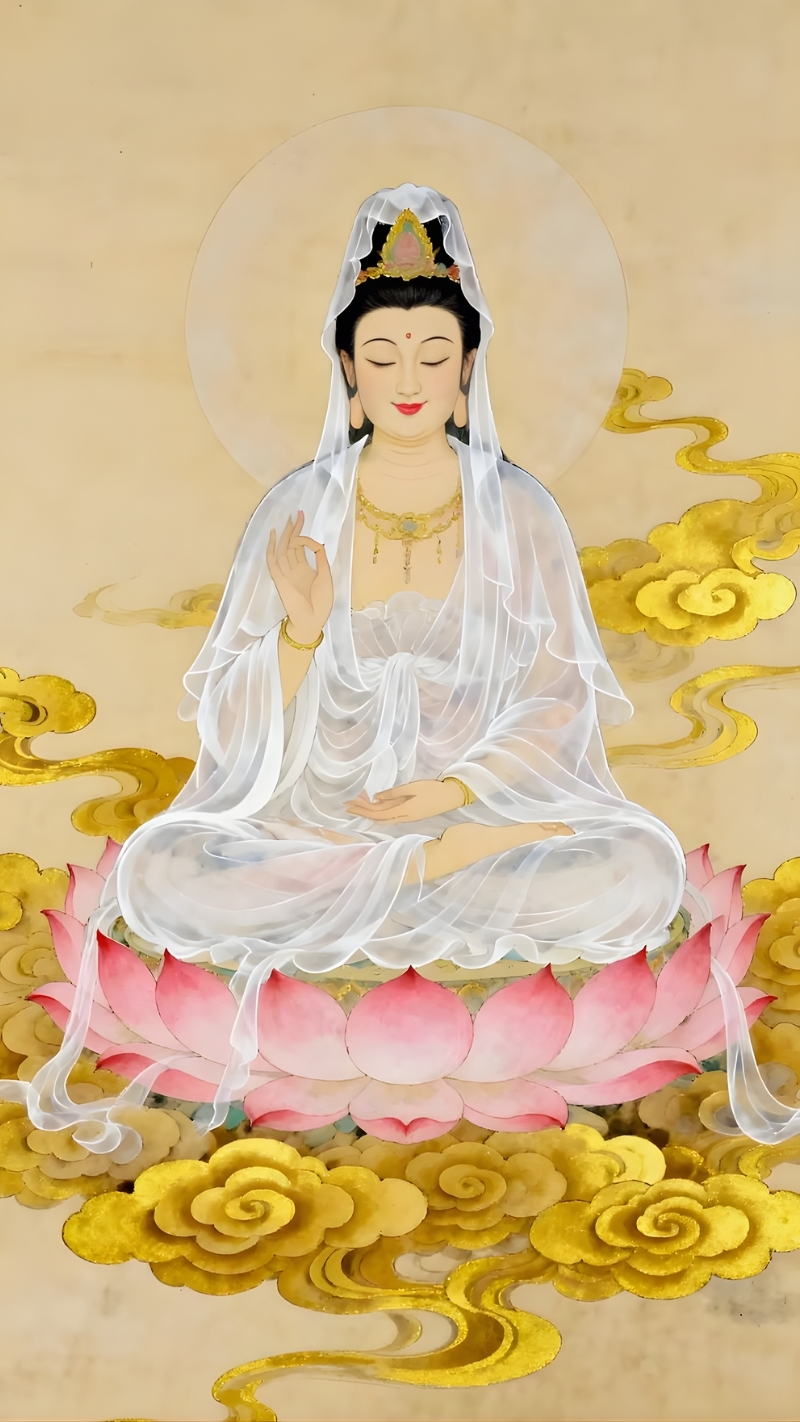 Hình Quan Âm Bồ Tát 3D mang năng lượng an lành