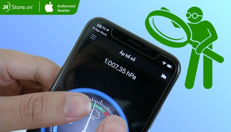 Kiểm tra bằng cảm biến áp suất