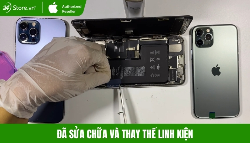 Lịch sử sửa chữa thay thế linh kiện iPhone cũ
