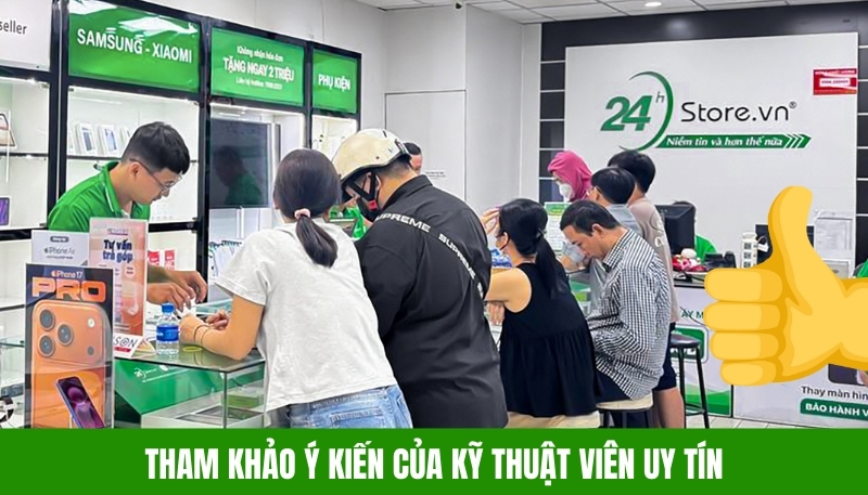 Tham khảo ý kiến kỹ thuật viên