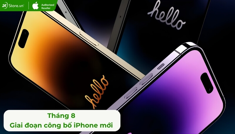 Giai đoạn Apple công bố thế hệ iPhone mới