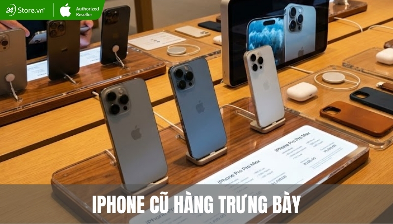 iPhone cũ hàng trưng bày