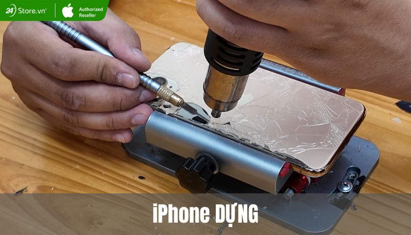 iPhone dựng
