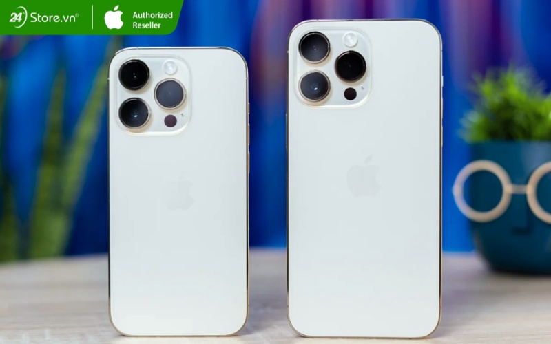 iphone 14 pro và iphone 14 pro max màu bạc