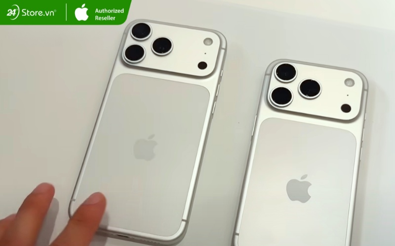 iphone 17 pro & iphone 17 pro max màu bạc