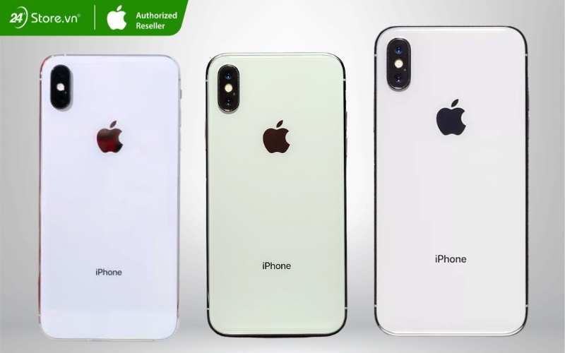 iphone x, xs, xs max màu bạc